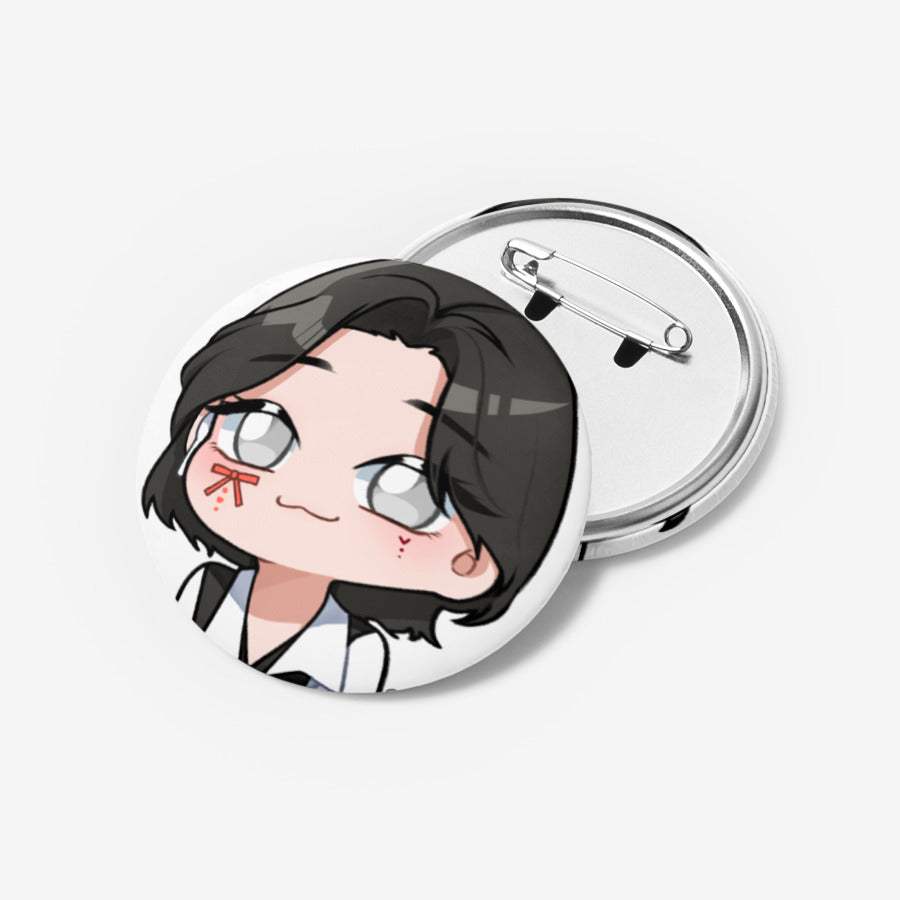 Arctic Fox - Rabbit Se Yeon Pin Button - Marpple Shop - Pin Button - Harumio