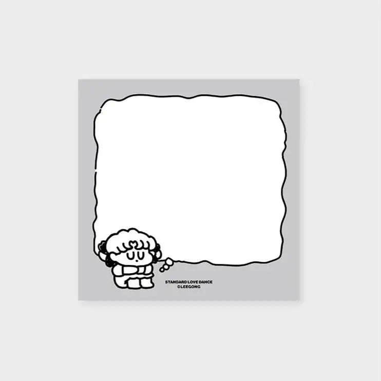 Standard Love Dance - LEEGONG Black Cherry Pie Memo Notepad - Line Friends Square - Memo Pad - Harumio Standard Love Dance - LEEGONG Black Cherry Pie Memo Notepad - Line Friends Square - Memo Pad - Harumio