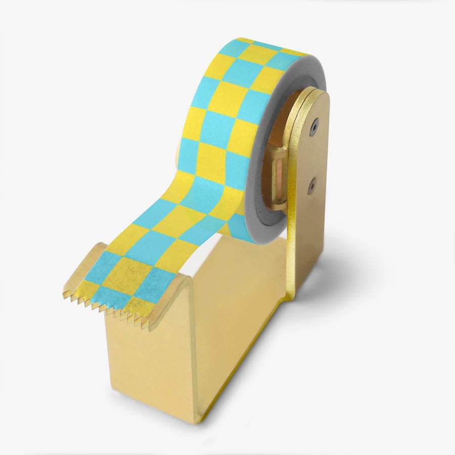 BITE STUDIO - Yellow & Mint Checker Masking Tape - Marpple Shop - Masking Tape - Harumio