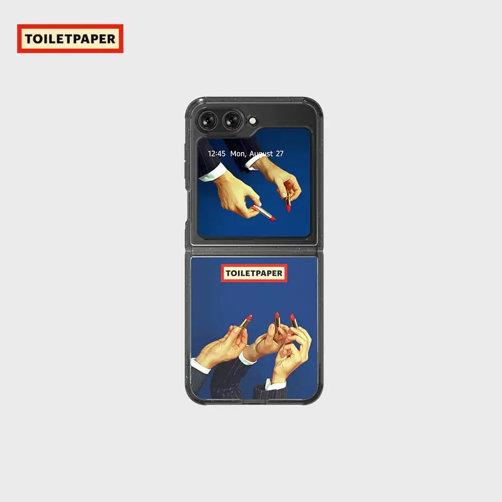 SLBS - Toilet Paper Lipstick Eco Lens Case (Galaxy Z Flip5) - SLBS - Home & Living, Accessories - Harumio SLBS - Toilet Paper Lipstick Eco Lens Case (Galaxy Z Flip5) - SLBS - Home & Living, Accessories - Harumio