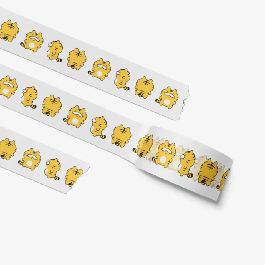 Mangzi Friends - All Sides Cute Tiger Masking Tape - Marpple Shop - Masking Tape - Harumio
