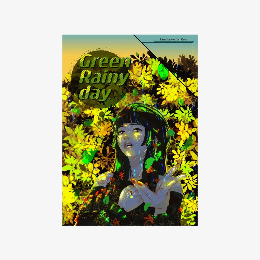 The Silver Brick - Pop Art Green Girl A3 Poster - Marpple Shop - Poster - Harumio