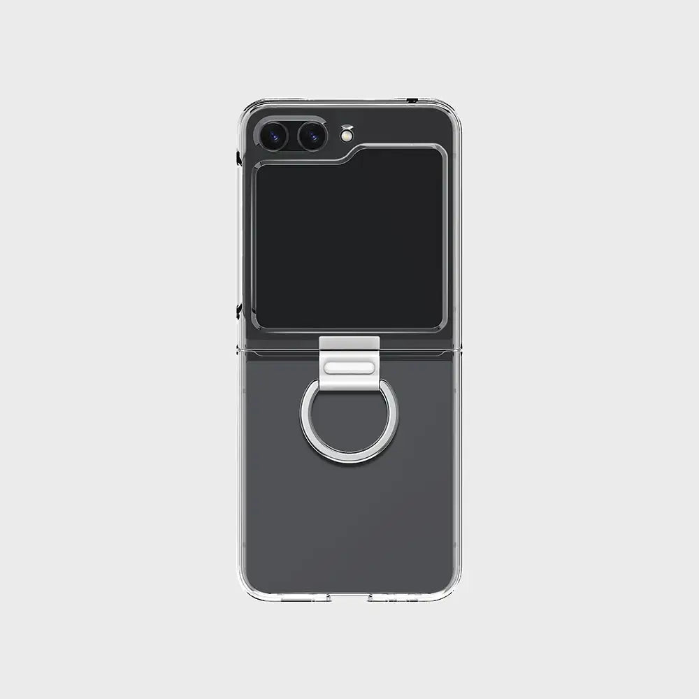SLBS - Clear Case With Ring Holder (Galaxy Z Flip5) - SLBS - Home & Living, Accessories - Harumio SLBS - Clear Case With Ring Holder (Galaxy Z Flip5) - SLBS - Home & Living, Accessories - Harumio