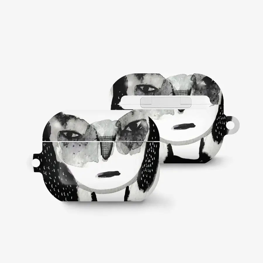 Sadhaart - Gloomy AirPod Pro 2 Glossy Hard Case - Marpple Shop - AirPod Case - Harumio