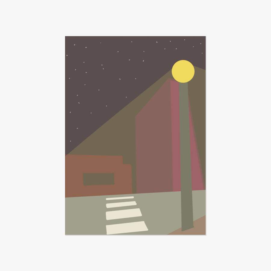 Eun Dam Bi - Night Time Cross Walk A3 Poster - Marpple Shop - Poster - Harumio Eun Dam Bi - Night Time Cross Walk A3 Poster - Marpple Shop - Poster - Harumio