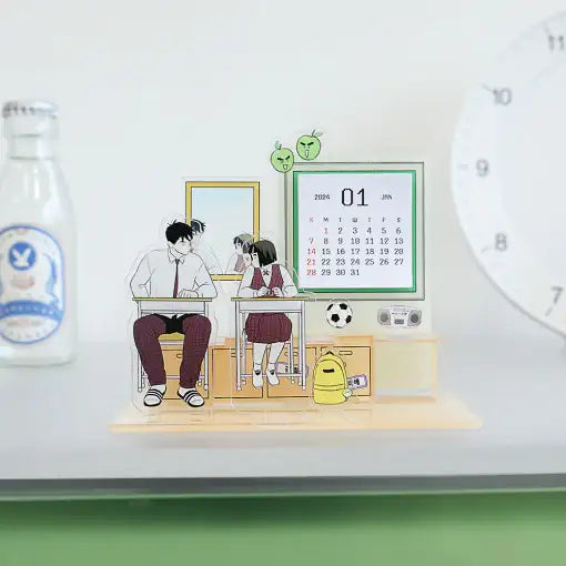 After School Lessons For Unripe Apples - 2024 Acrylic Calendar - Webtoon Friends - Calendar - Harumio
