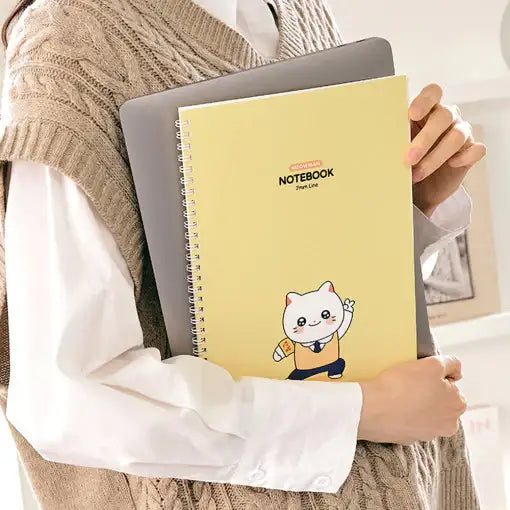 Meow Man - B5 Spring Notebook - Webtoon Friends - Home & Living, Accessories - Harumio Meow Man - B5 Spring Notebook - Webtoon Friends - Home & Living, Accessories - Harumio