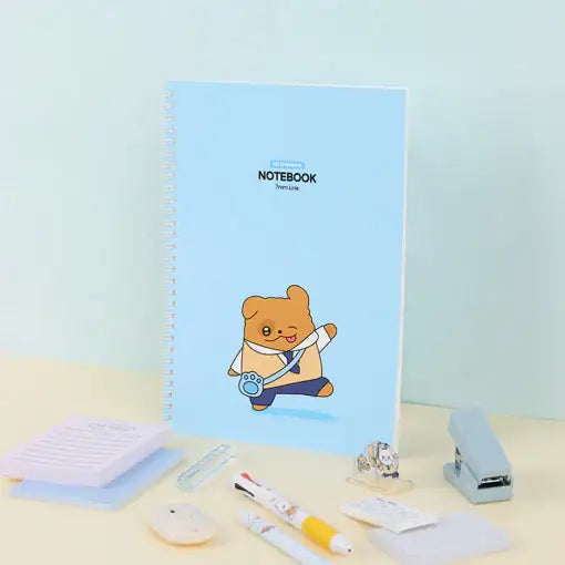 Meow Man - B5 Spring Notebook - Webtoon Friends - Home & Living, Accessories - Harumio Meow Man - B5 Spring Notebook - Webtoon Friends - Home & Living, Accessories - Harumio