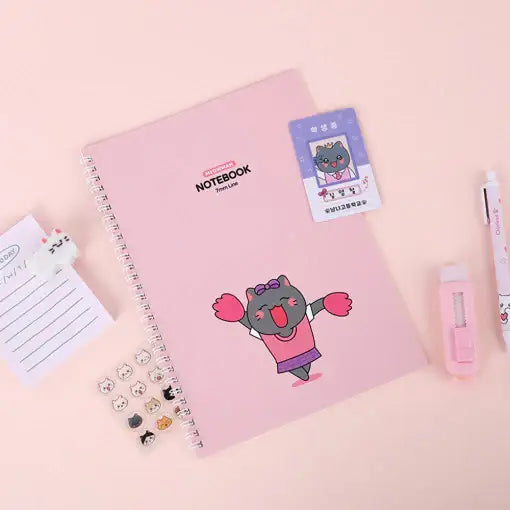 Meow Man - B5 Spring Notebook - Webtoon Friends - Home & Living, Accessories - Harumio