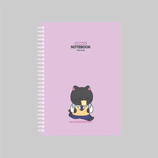 Meow Man - B5 Spring Notebook - Webtoon Friends - Home & Living, Accessories - Harumio Meow Man - B5 Spring Notebook - Webtoon Friends - Home & Living, Accessories - Harumio