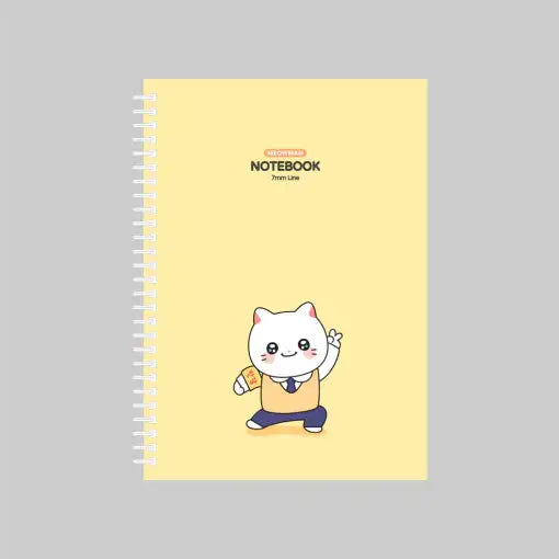 Meow Man - B5 Spring Notebook - Webtoon Friends - Home & Living, Accessories - Harumio Meow Man - B5 Spring Notebook - Webtoon Friends - Home & Living, Accessories - Harumio