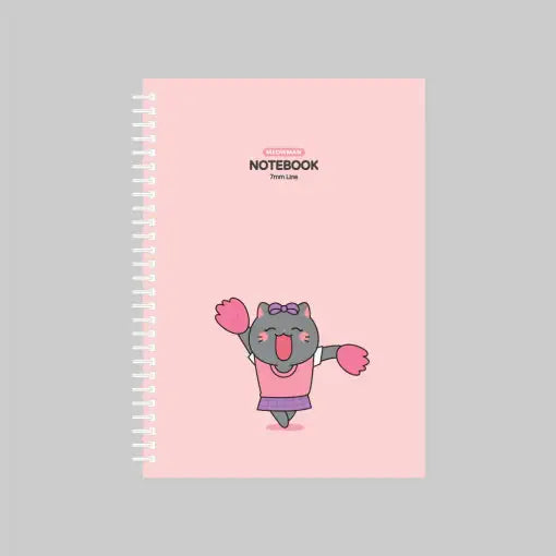 Meow Man - B5 Spring Notebook - Webtoon Friends - Home & Living, Accessories - Harumio Meow Man - B5 Spring Notebook - Webtoon Friends - Home & Living, Accessories - Harumio