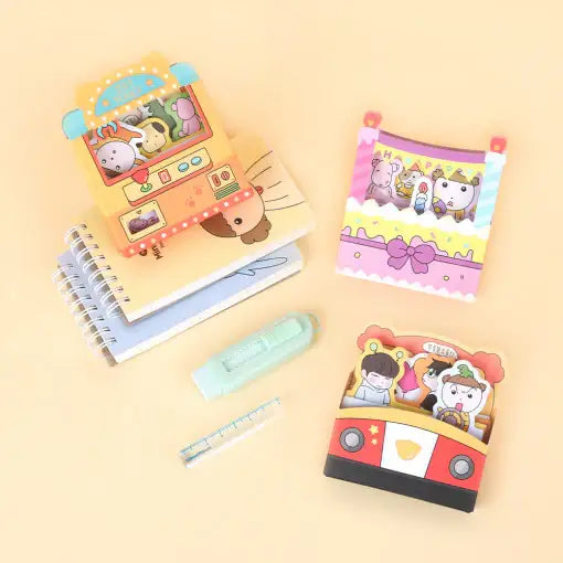 Maru Is a Puppy - 4-Fold Index Sticky Note - Webtoon Friends - Home & Living, Accessories - Harumio