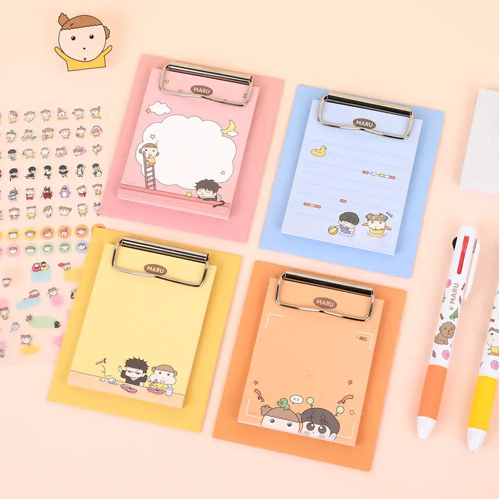 Maru Is a Puppy - Mini Clipboard - Webtoon Friends - Home & Living, Accessories - Harumio