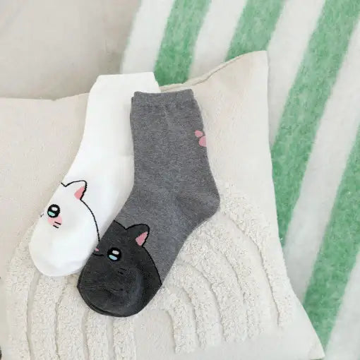 Meow Man - Middle Socks - Webtoon Friends - Home & Living, Accessories - Harumio