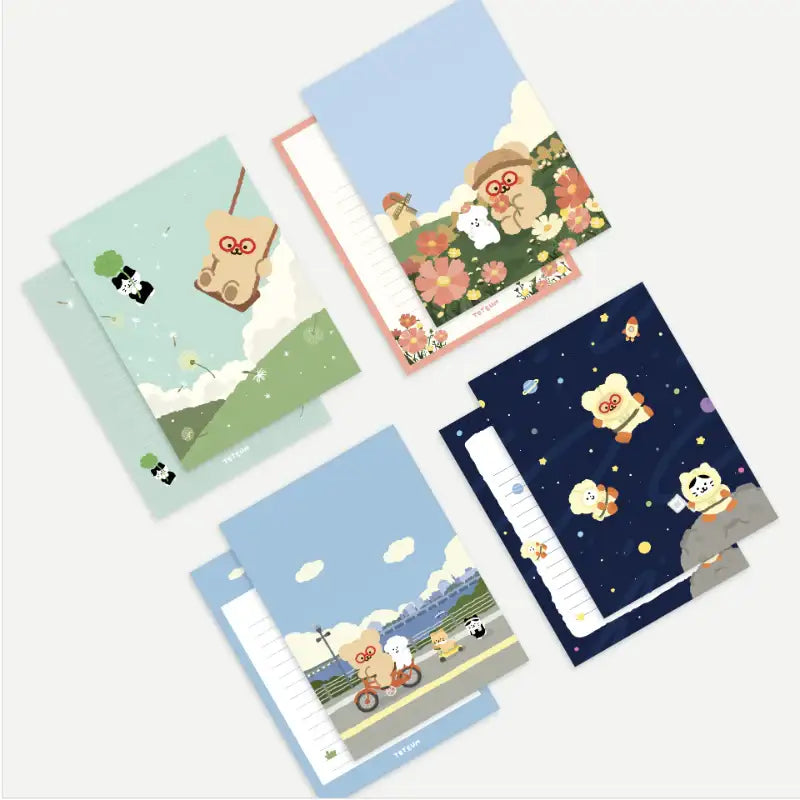 Teteum - Teteum Letter Set - Teteum - Letter Sets - Harumio