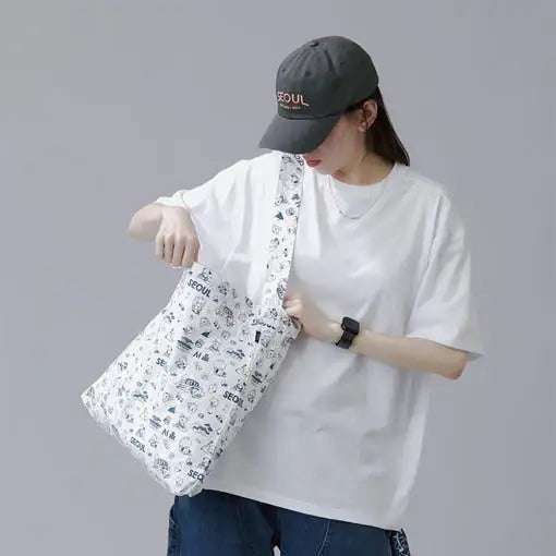 BT21 - Seoul Edition Eco Bag - Line Friends - Eco Bag - Harumio BT21 - Seoul Edition Eco Bag - Line Friends - Eco Bag - Harumio