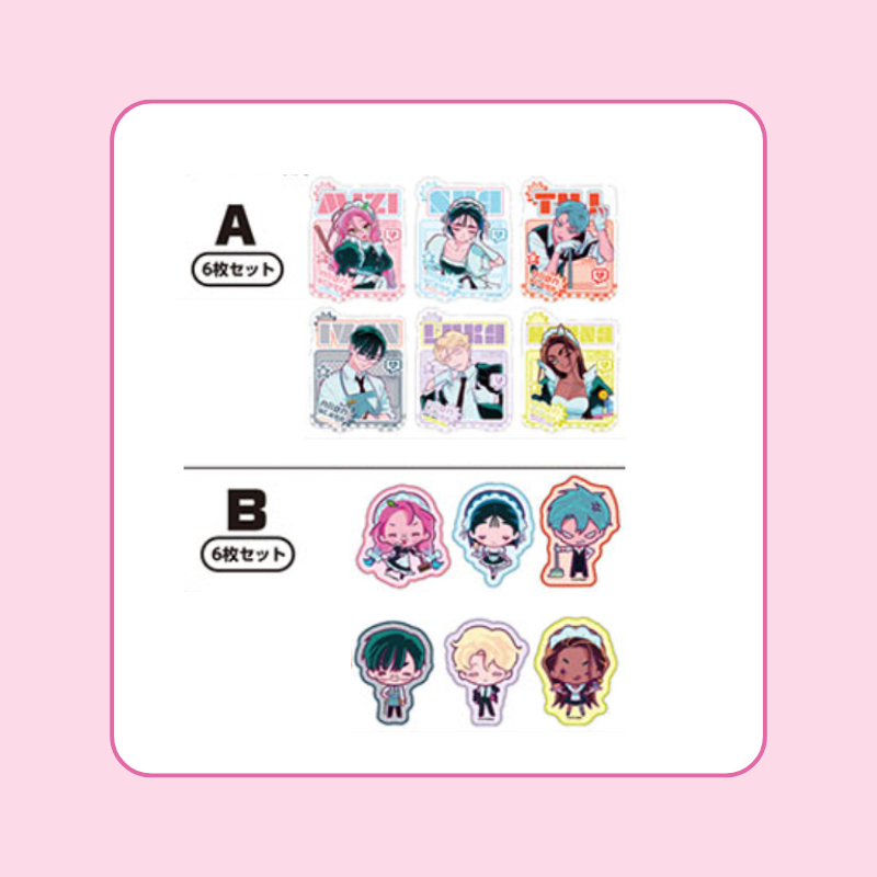 ALIEN STAGE X ANIMATE CAFE - Hologram Sticker Set – Harumio