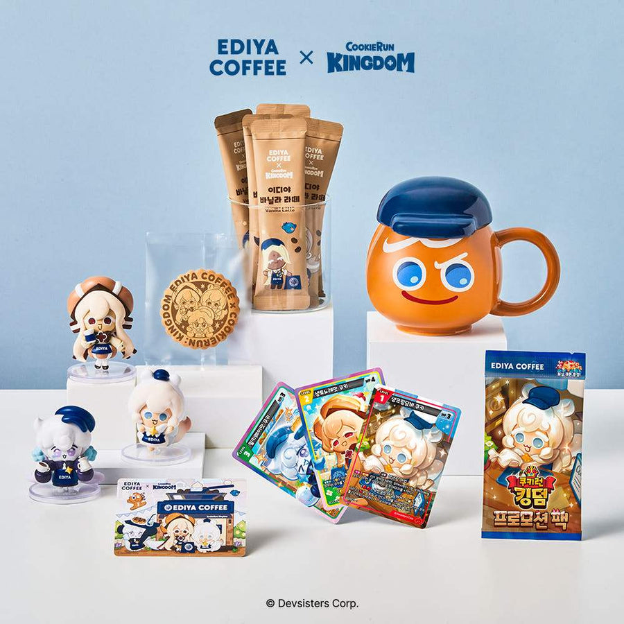 Ediya Coffee x Cookie Run : Kingdom - Barista Package - Cookie Run - Package - Harumio