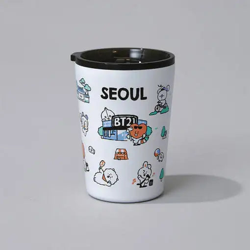 BT21 - Seoul Edition Tumbler (340ml) - Line Friends - Tumbler - Harumio BT21 - Seoul Edition Tumbler (340ml) - Line Friends - Tumbler - Harumio