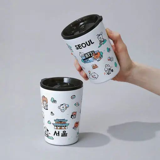 BT21 - Seoul Edition Tumbler (340ml) - Line Friends - Tumbler - Harumio BT21 - Seoul Edition Tumbler (340ml) - Line Friends - Tumbler - Harumio