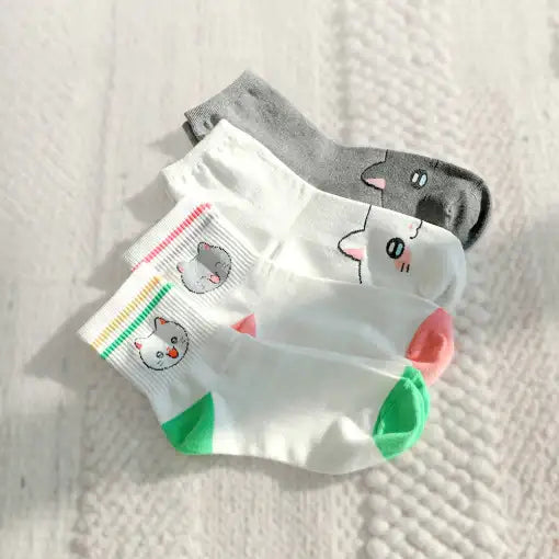 Meow Man - Middle Socks - Webtoon Friends - Home & Living, Accessories - Harumio