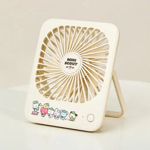 BT21 - Mini Scout Table Fan - BT21 - table fan - Harumio BT21 - Mini Scout Table Fan - BT21 - table fan - Harumio