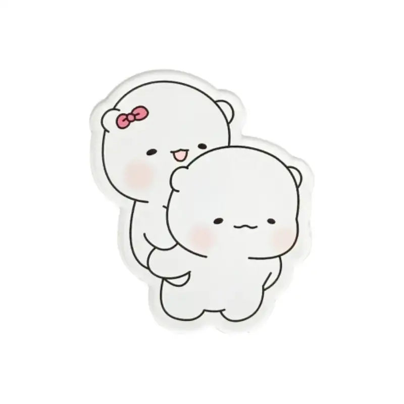 Ggongdal x Artrank - Healing Bear Acrylic Magnet - ARTRANK - Acrylic Magnets - Harumio