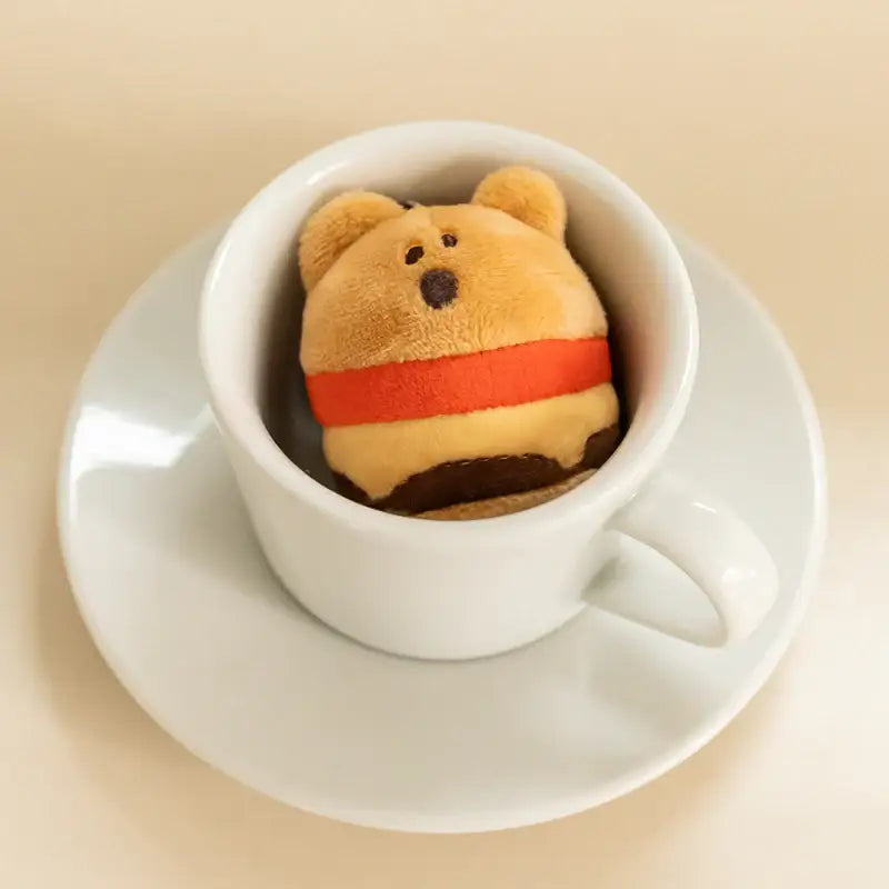 Dinotaeng - Quokka Burger Keyring - Dinotaeng - Doll keyrings - Harumio