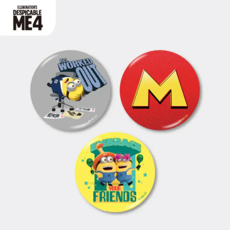 Minions - Pin Button - ARTRANK - Pin Badge - Harumio
