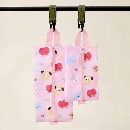 BT21 - Mini Scout Multi Pouch Set (PINK) - BT21 - Pouch - Harumio BT21 - Mini Scout Multi Pouch Set (PINK) - BT21 - Pouch - Harumio