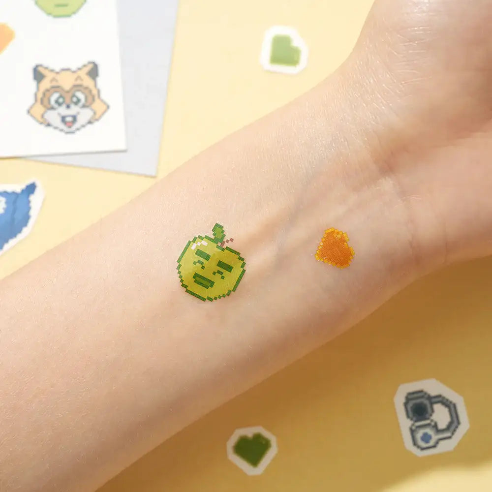 After School Lessons For Unripe Apples - Tattoo Sticker - Webtoon Friends - Tattoo Sticker - Harumio