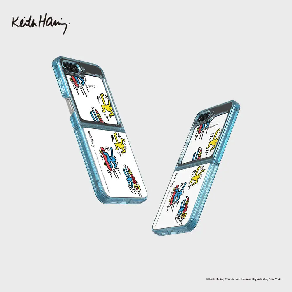 SLBS - Keith Haring People Eco Lens Case (Galaxy Z Flip5) - SLBS - Home & Living, Accessories - Harumio SLBS - Keith Haring People Eco Lens Case (Galaxy Z Flip5) - SLBS - Home & Living, Accessories - Harumio