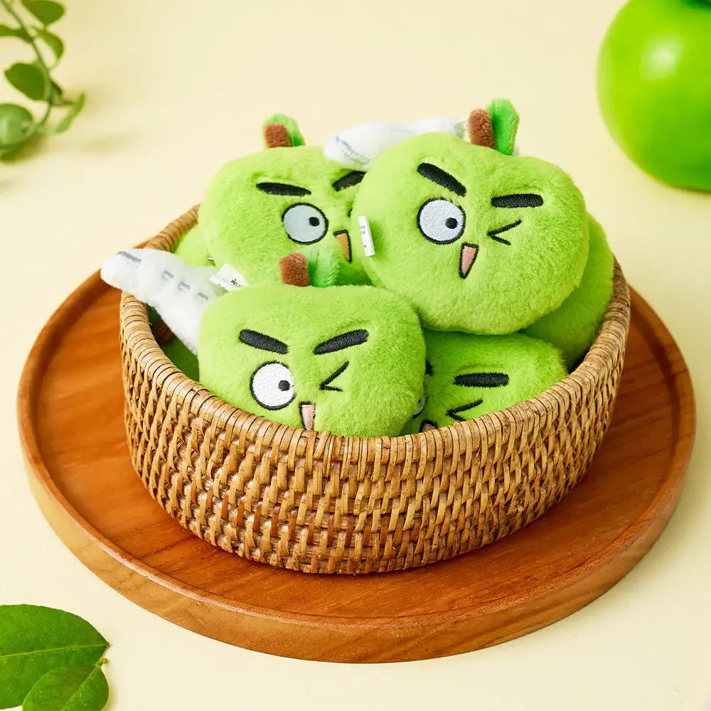 After School Lessons For Unripe Apples - Apple Plush Keyring - Webtoon Friends - Keyring - Harumio After School Lessons For Unripe Apples - Apple Plush Keyring - Webtoon Friends - Keyring - Harumio