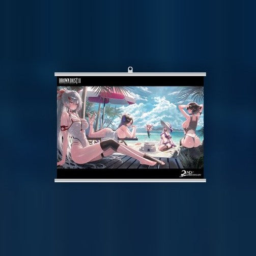 Brown Dust II - 2nd Anniversary Pop-up Store - Tapestry - V-SQUARE - Tapestry - Harumio