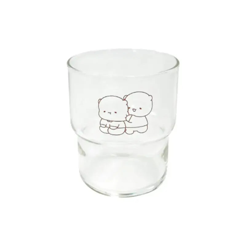 Ggongdal x Artrank - Healing Bear Glass Cup - ARTRANK - Glass Cup - Harumio
