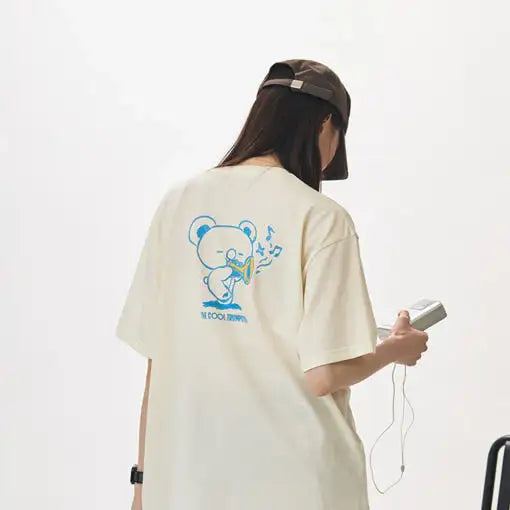 BT21 - KOYA The Cool Trumpeter Basic Short Sleeve T-Shirt - BT21 - T-Shirt - Harumio