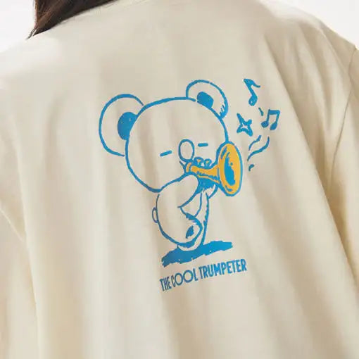 BT21 - KOYA The Cool Trumpeter Basic Short Sleeve T-Shirt - BT21 - T-Shirt - Harumio