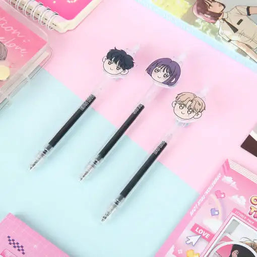 Operation: True Love - Face Gel Pen - Webtoon Friends - Gel Pen - Harumio