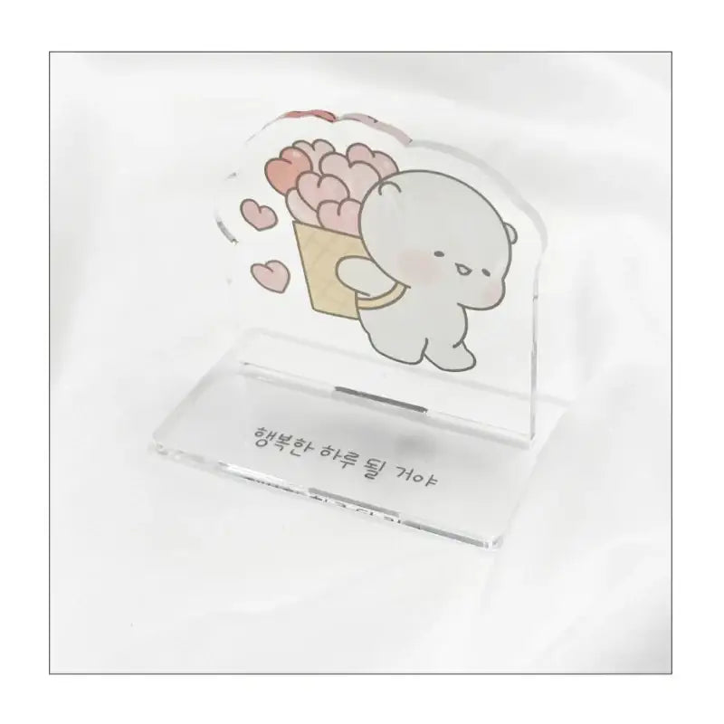 Ggongdal x Artrank - Healing Bear Acrylic Stand - ARTRANK - Acrylic Stand - Harumio