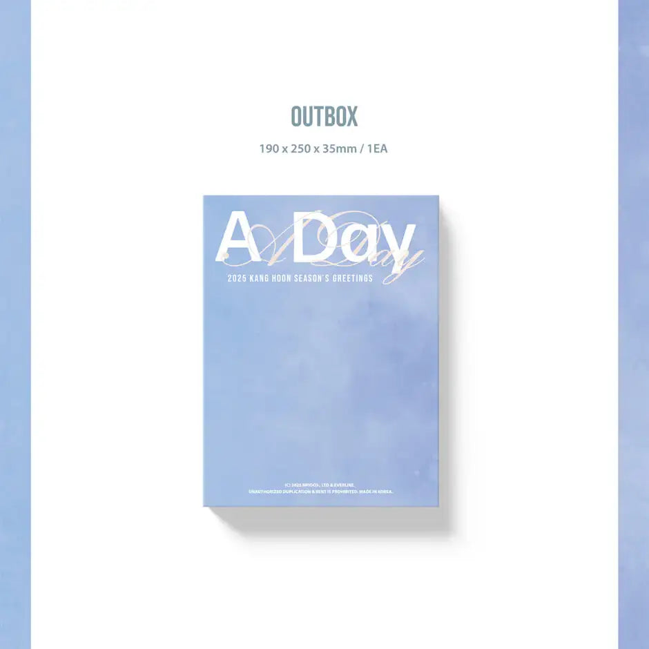 KANG HOON - 2025 Season's Greetings (A Day) - Enpio Entertainment - Merchandise - Harumio