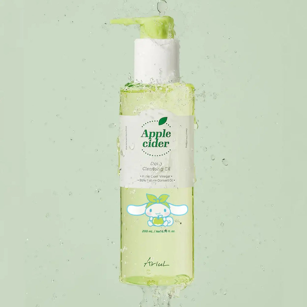 Ariul x Cinnamoroll - Apple Cider Deep Cleansing Oil - Ariul x Cinnamoroll - Facial Cleansers - Harumio