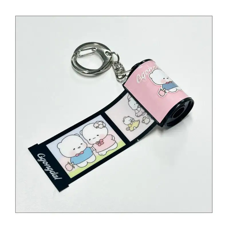 Ggongdal x Artrank - Healing Bear Film Keyring - ARTRANK - Keyrings - Harumio