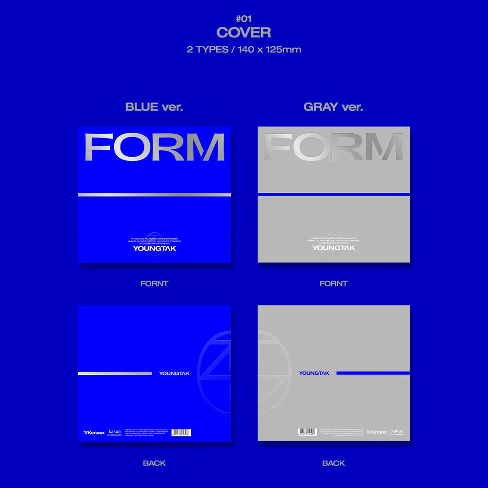 YOUNG TAK - Form : 2nd Album (Digipack Version) - YOUNG TAK - Album - Harumio