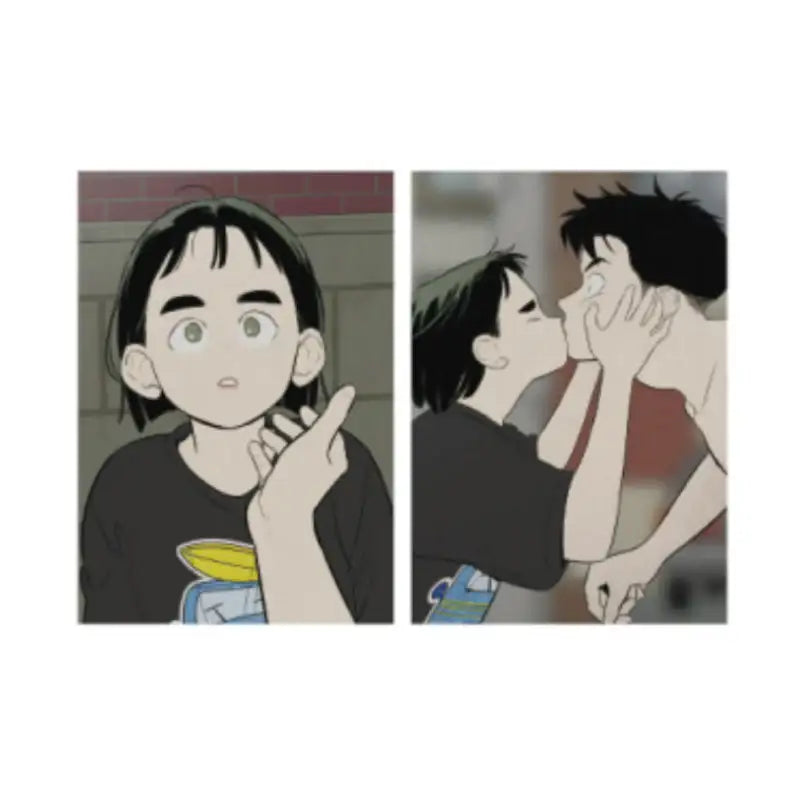 After School Lessons For Unripe Apples - Lenticular Postcard - Webtoon Friends - Lenticular Postcard - Harumio After School Lessons For Unripe Apples - Lenticular Postcard - Webtoon Friends - Lenticular Postcard - Harumio