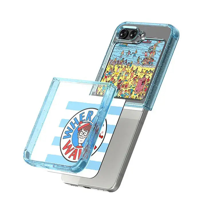 SLBS - Find Wally Striped Suit Phone Case (Galaxy Z Flip5) - SLBS - Home & Living, Accessories - Harumio