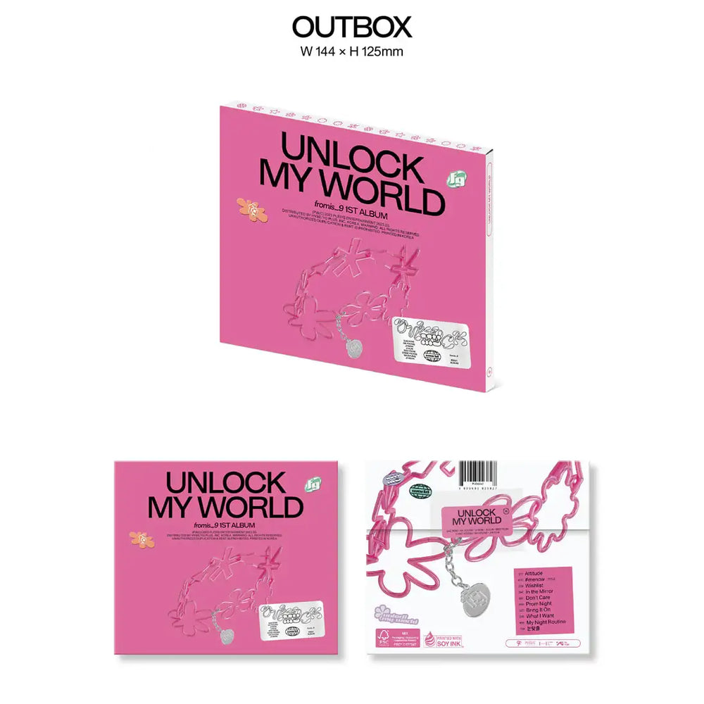 Fromis_9 - Unlock My World : 1st Album (Compact Version) - Fromis_9 - Album - Harumio