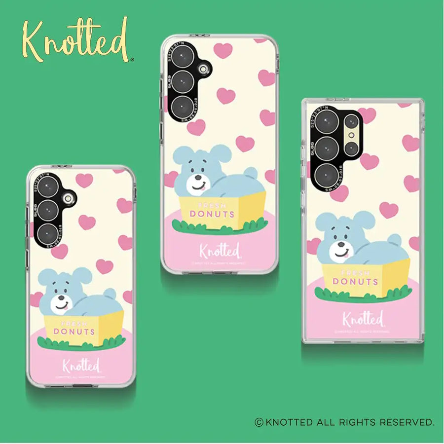 SLBS - Knotted Dough Puppy Impression Case (Galaxy S24 Series) - SLBS - Home & Living, Accessories - Harumio