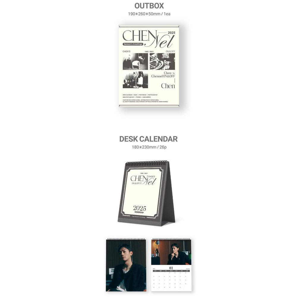 CHEN - 2025 Season's Greetings (Chen’s Chennel ON & OFF) - INB100 - Merchandise - Harumio