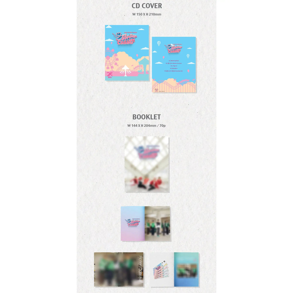 24K+ - Roller Coaster : 1st Mini Album - Choeun Entertainment - Album - Harumio